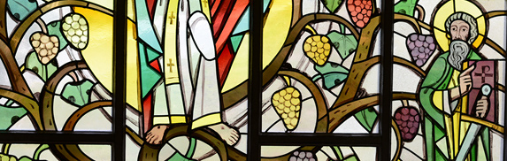 Glasfenster Urbani-Kapelle Ratsch / R. GLUECK